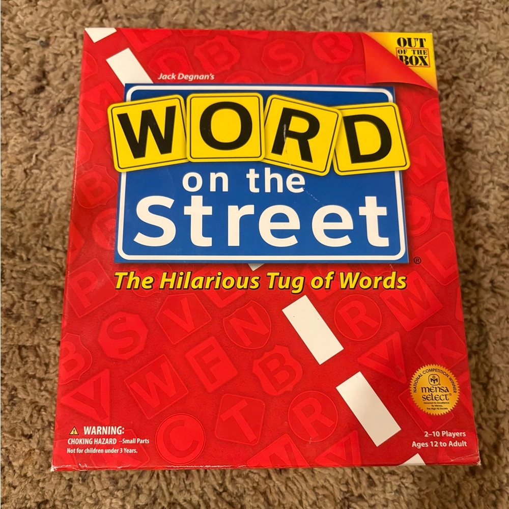 Word on the Street Game NEW